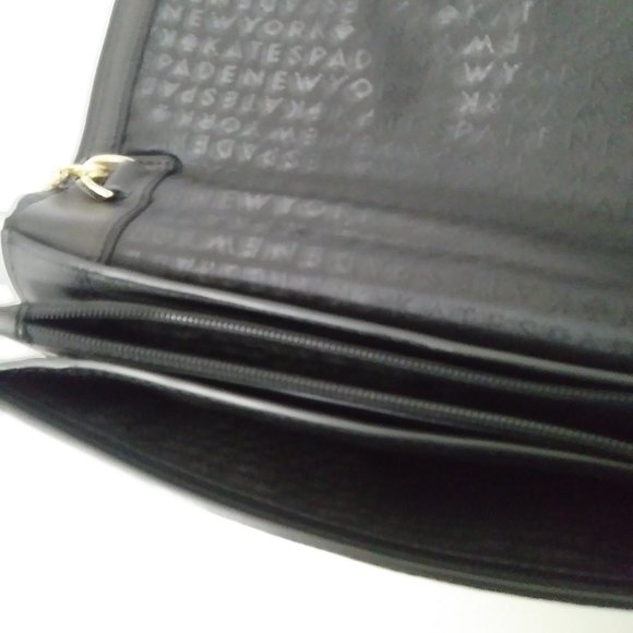 Kate Spade Black Leather Small Croosbody Bag - Picture 6 of 9